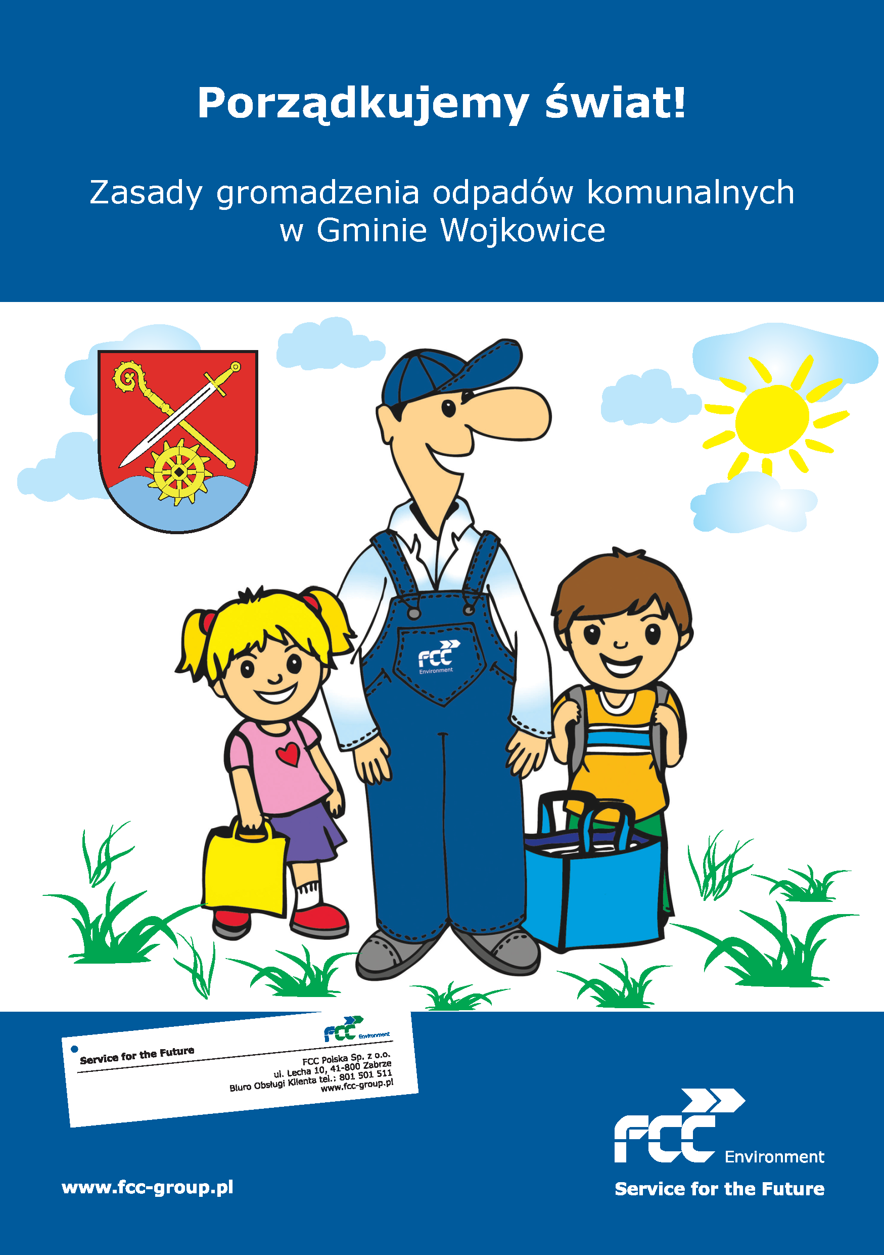 Ulotka dotycząca zasad gromadzenia odpadów komunalnych w Gminie Wojkowice